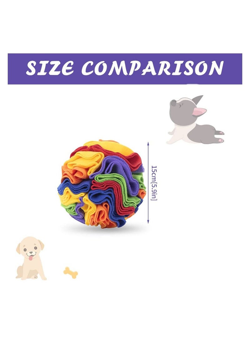 Dogs Interactive Ball Puzzle Toy for Encourages Natural Foraging Skills Training Stress Relief Small Medium Pets