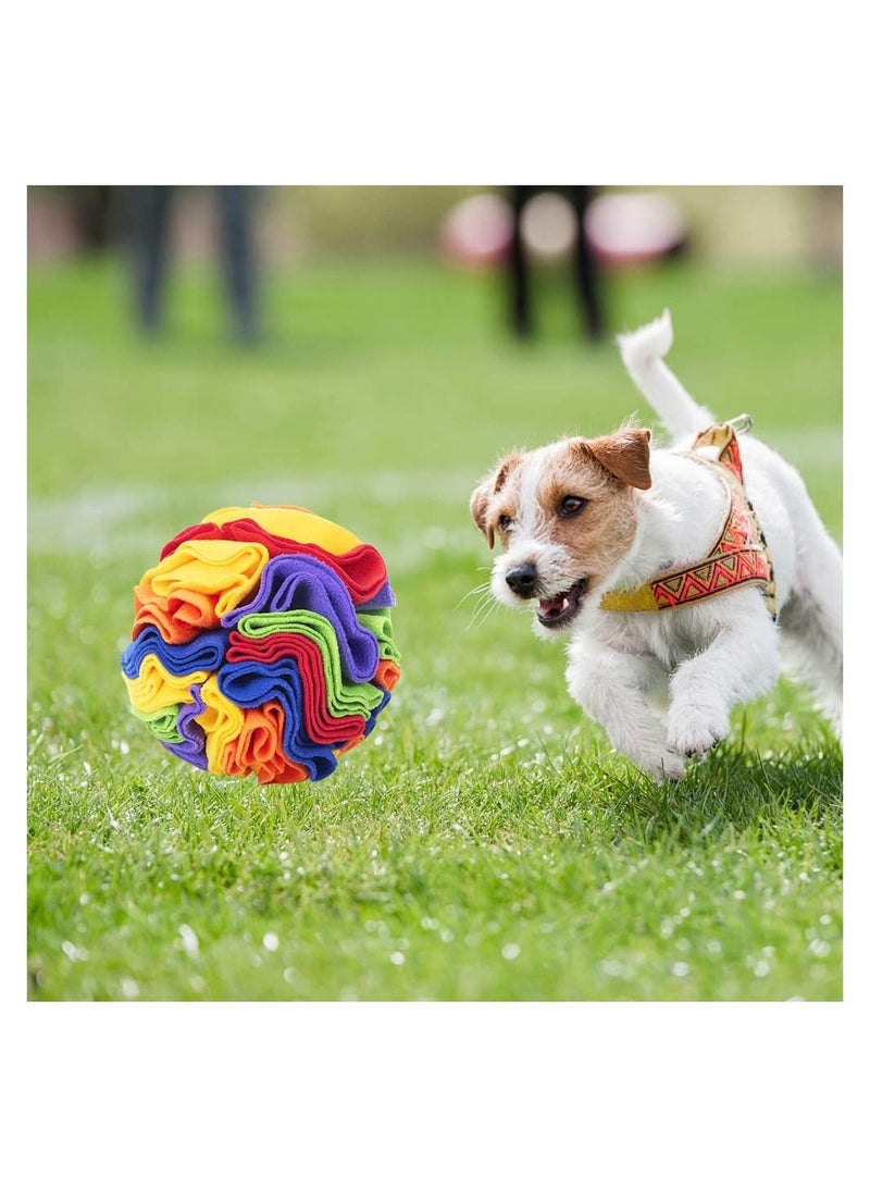 Dogs Interactive Ball Puzzle Toy for Encourages Natural Foraging Skills Training Stress Relief Small Medium Pets