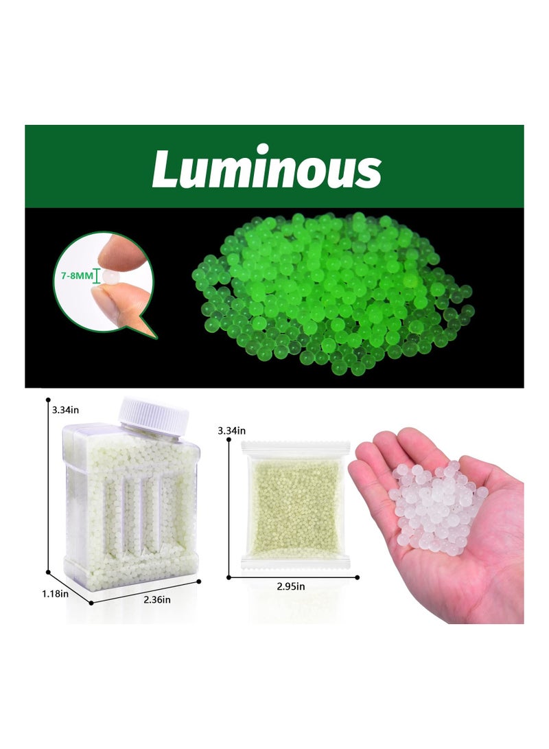 9000 Pcs Jelly Magic Cristal Decorate Water Beads Transparent Hydrogel Bead Vase Filling Floating Pearl Candle Making