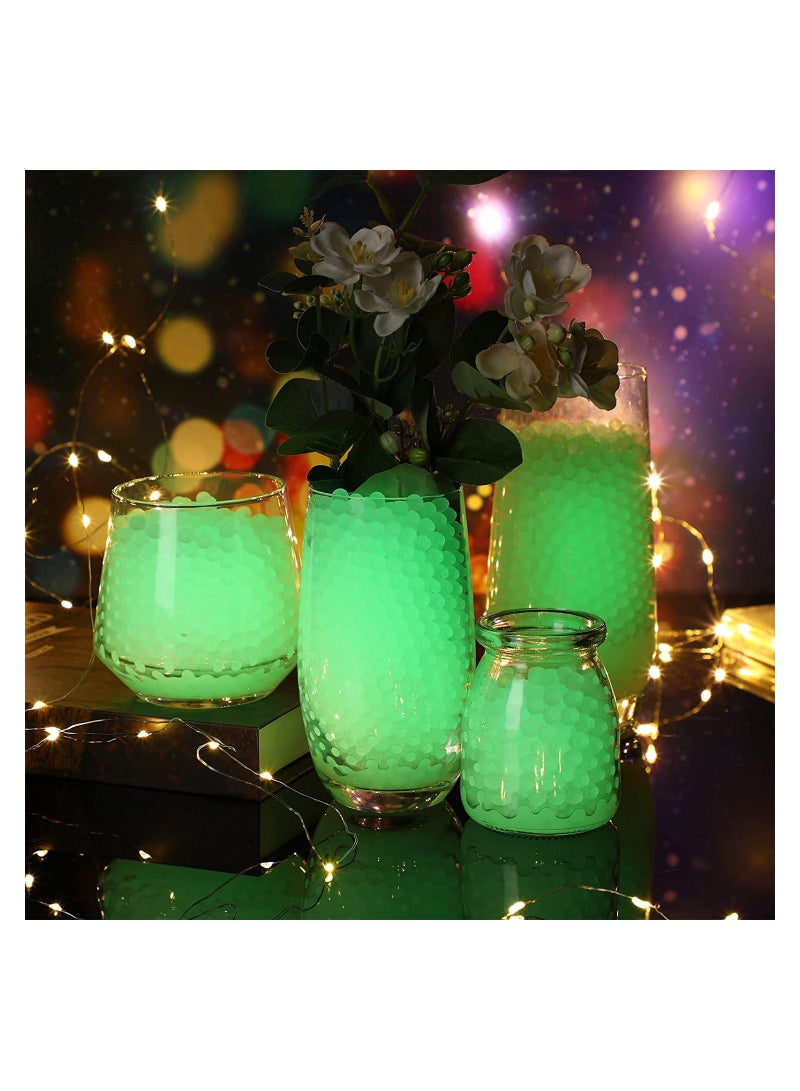 9000 Pcs Jelly Magic Cristal Decorate Water Beads Transparent Hydrogel Bead Vase Filling Floating Pearl Candle Making