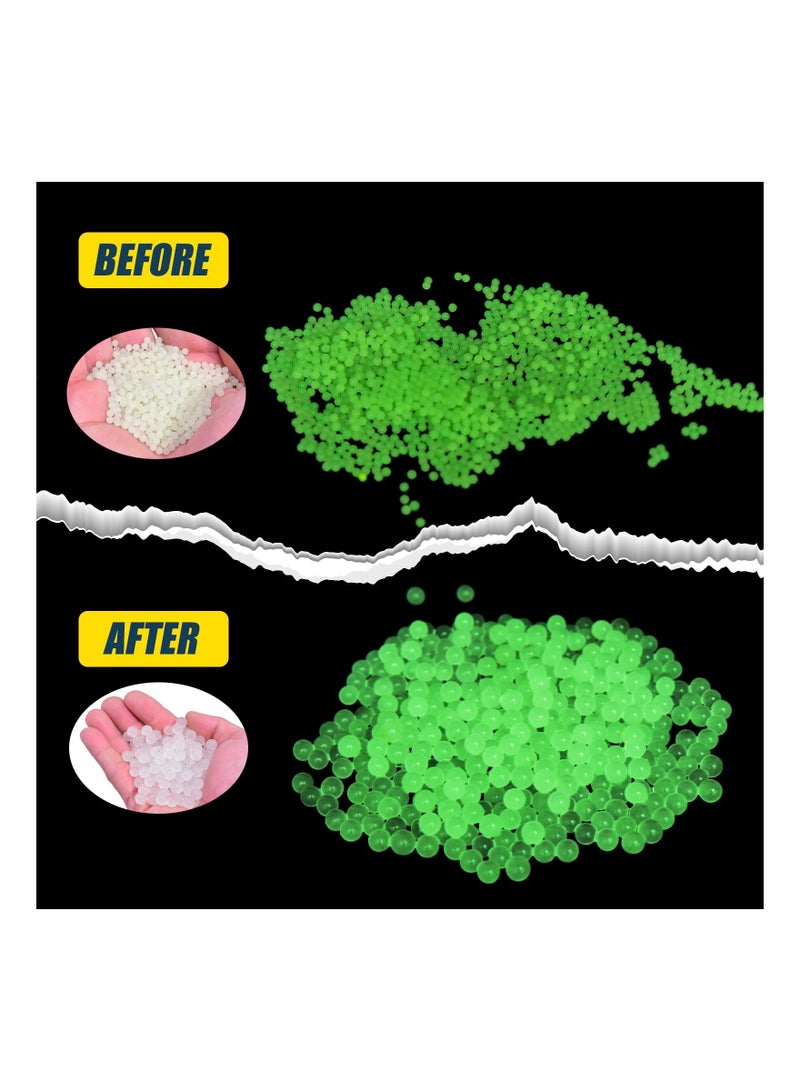 9000 Pcs Jelly Magic Cristal Decorate Water Beads Transparent Hydrogel Bead Vase Filling Floating Pearl Candle Making