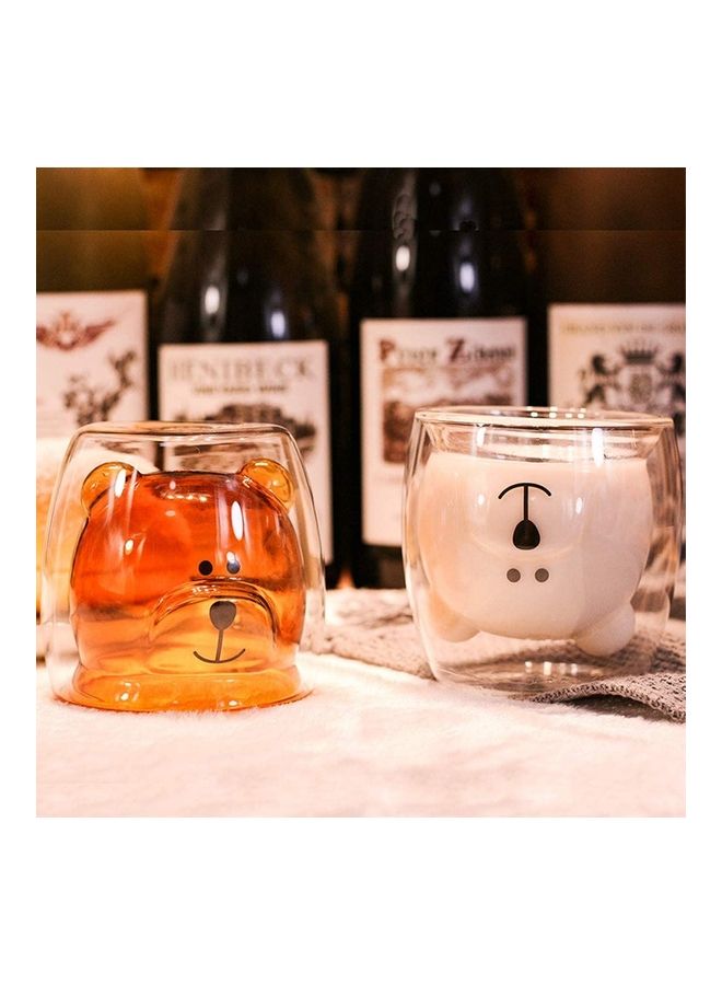 Double Wall Glass Mugs multicolour 230mm
