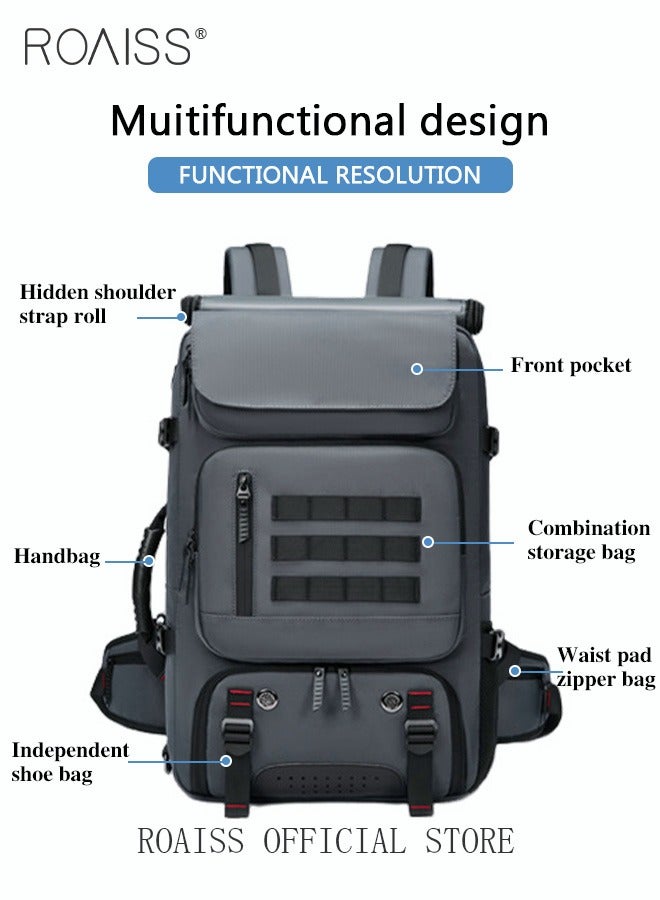 Men Backpacks Men Backpack Multifunctional Shoe Bag Large Capacity Outdoor Mountaineering Waterproof Laptop Backpack Travel Business Backpack