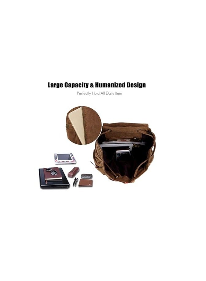 Retro Canvas Hiking Backpack