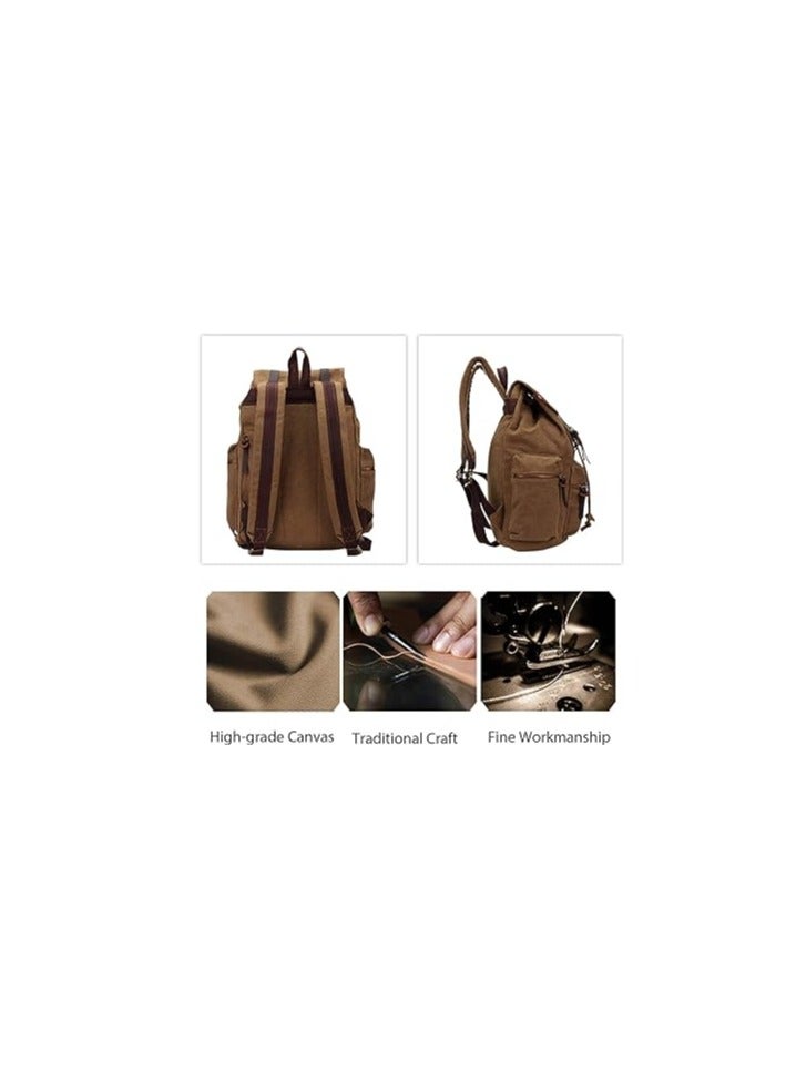Retro Canvas Hiking Backpack