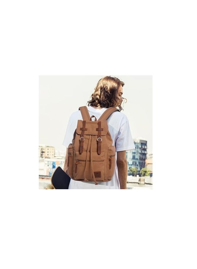 Retro Canvas Hiking Backpack