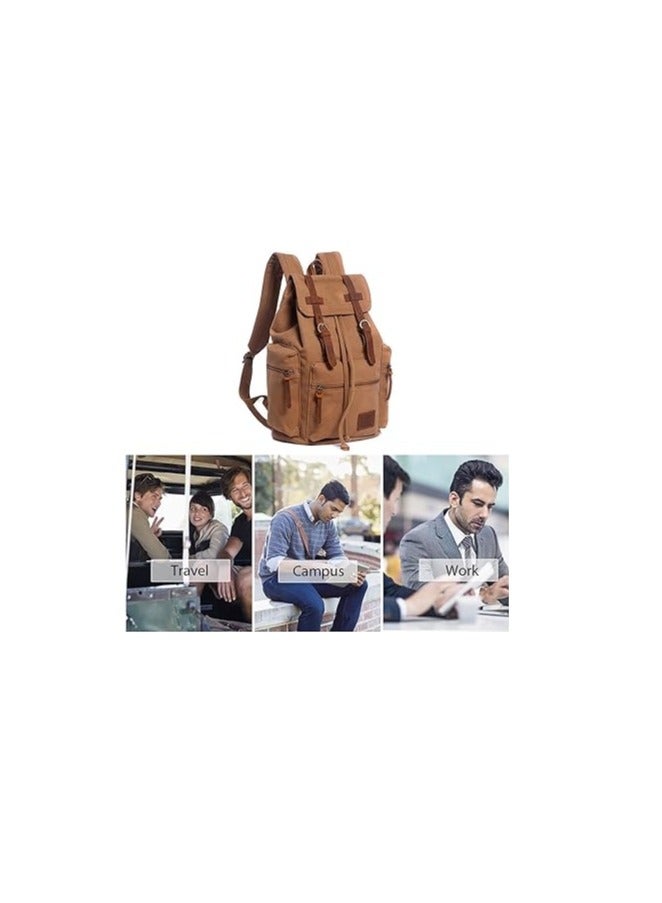 Retro Canvas Hiking Backpack