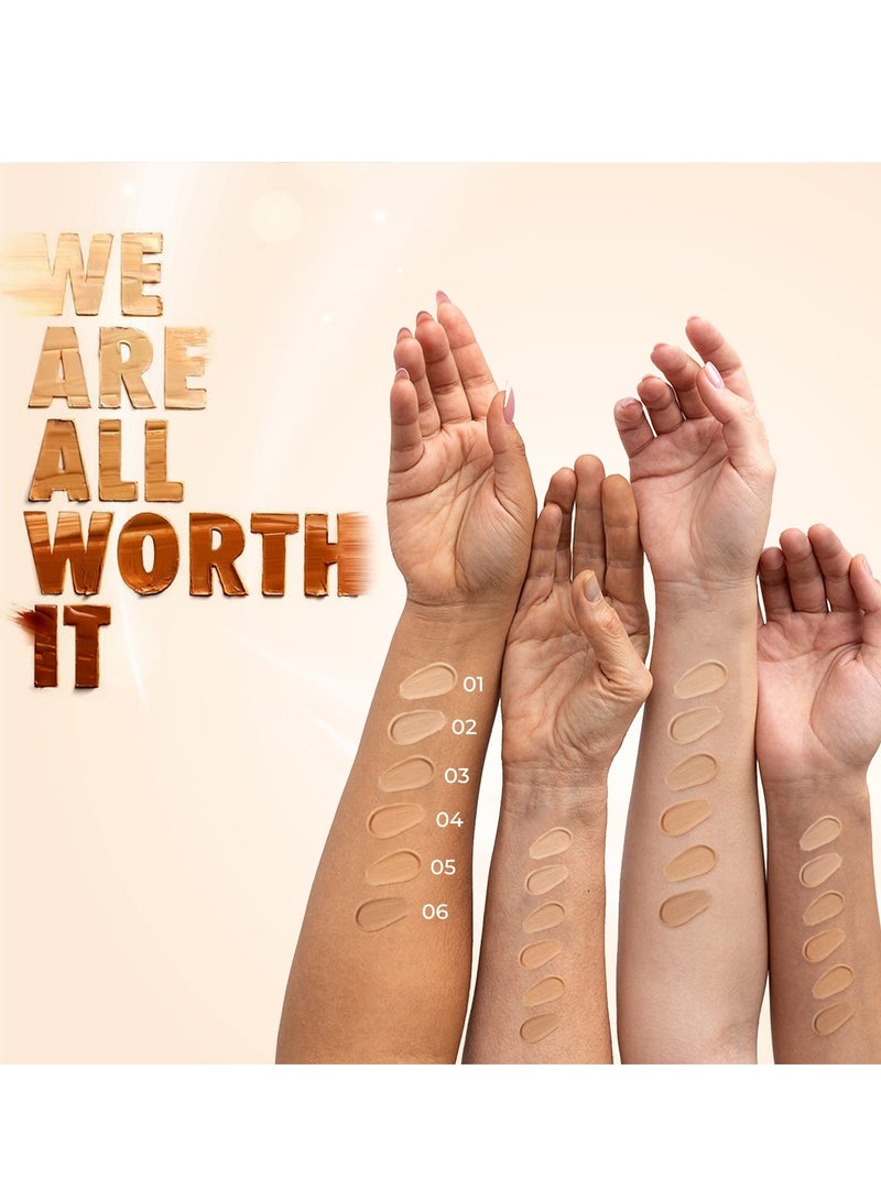 Just Herbs Foundation for Face Makeup with SPF30 20ml