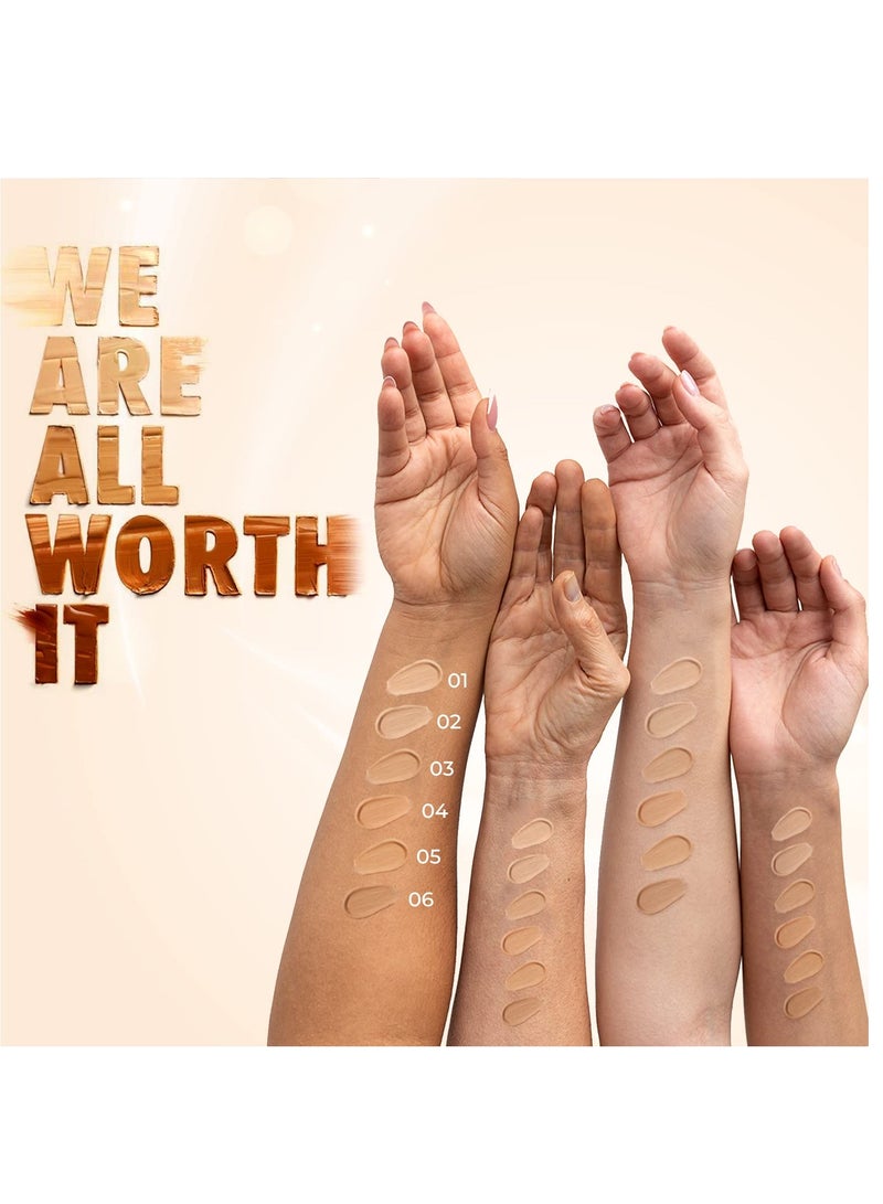 Just Herbs Foundation for Face Makeup with SPF30 20ml