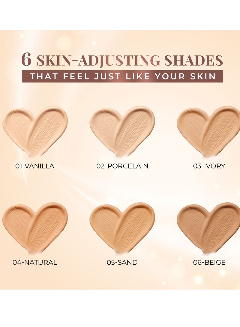 Just Herbs Foundation for Face Makeup with SPF30 20ml