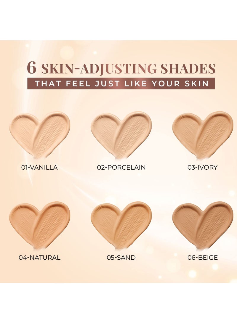 Just Herbs Foundation for Face Makeup with SPF30 20ml