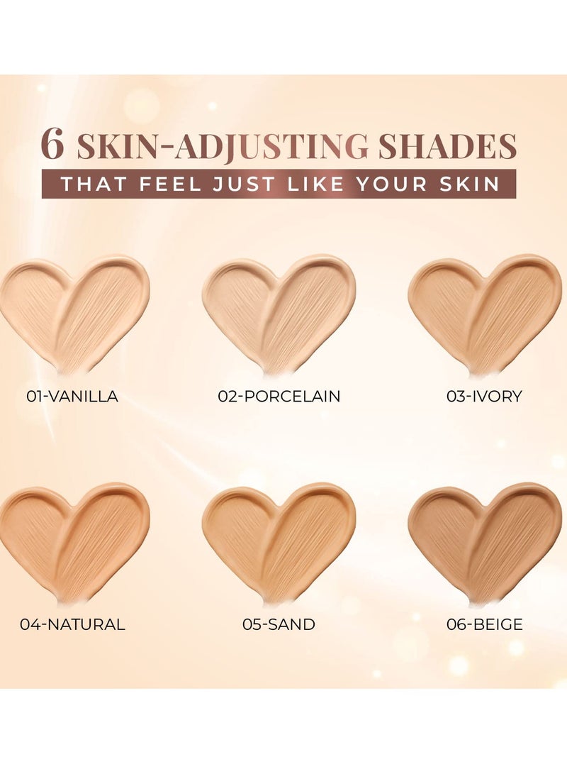 Just Herbs Foundation for Face Makeup with SPF30 20ml
