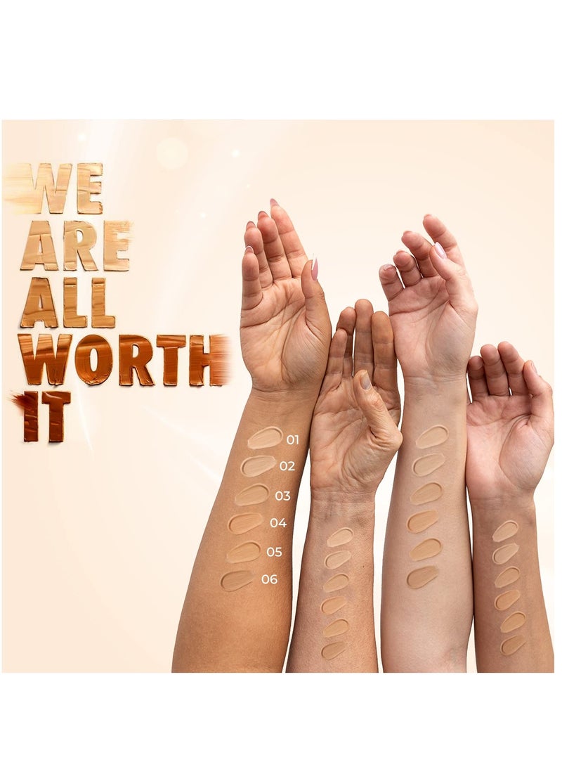 Just Herbs Foundation for Face Makeup with SPF30 20ml