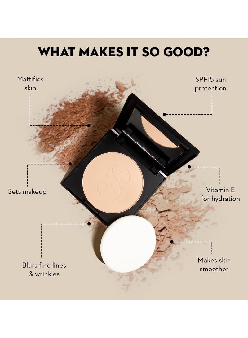 SUGAR Cosmetics Mattifying Compact 10 Latte with SPF 15 and Vitamin E