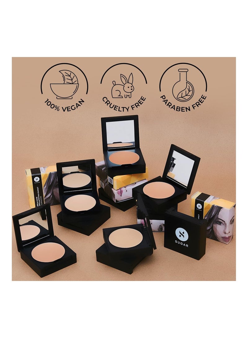 SUGAR Cosmetics Mattifying Compact 10 Latte with SPF 15 and Vitamin E