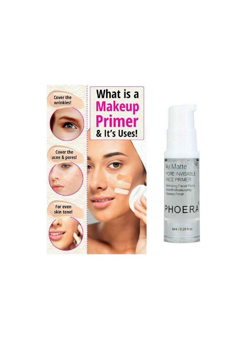 All Matte Pore Invisible Face Primer 18ML 2 Pack