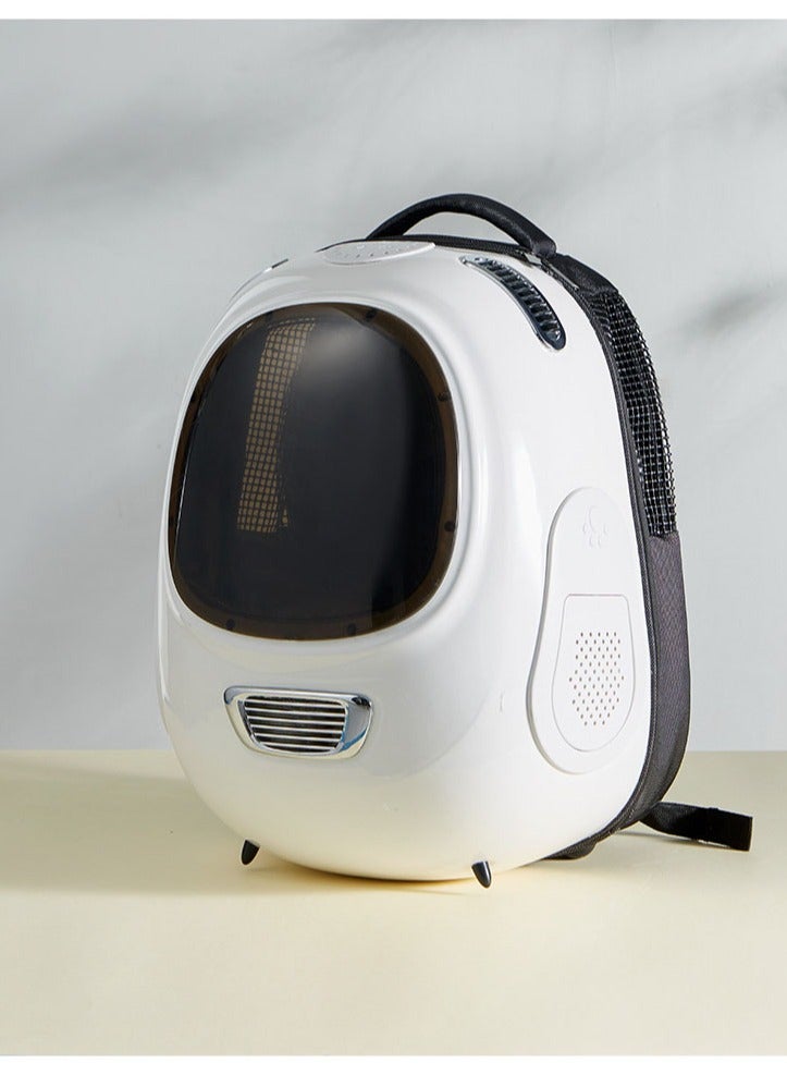 Ventilated Cat Backpack Carrier , Comfortable Cat Dog Backpack Bag for Travel, Hiking, Walking,Lightweight & Spacious Pet Outdoor Backpack for Cats Puppies