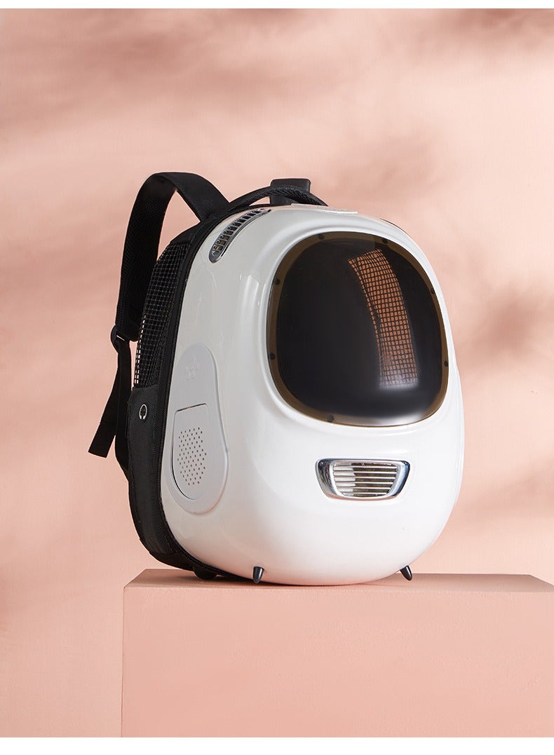 Ventilated Cat Backpack Carrier , Comfortable Cat Dog Backpack Bag for Travel, Hiking, Walking,Lightweight & Spacious Pet Outdoor Backpack for Cats Puppies