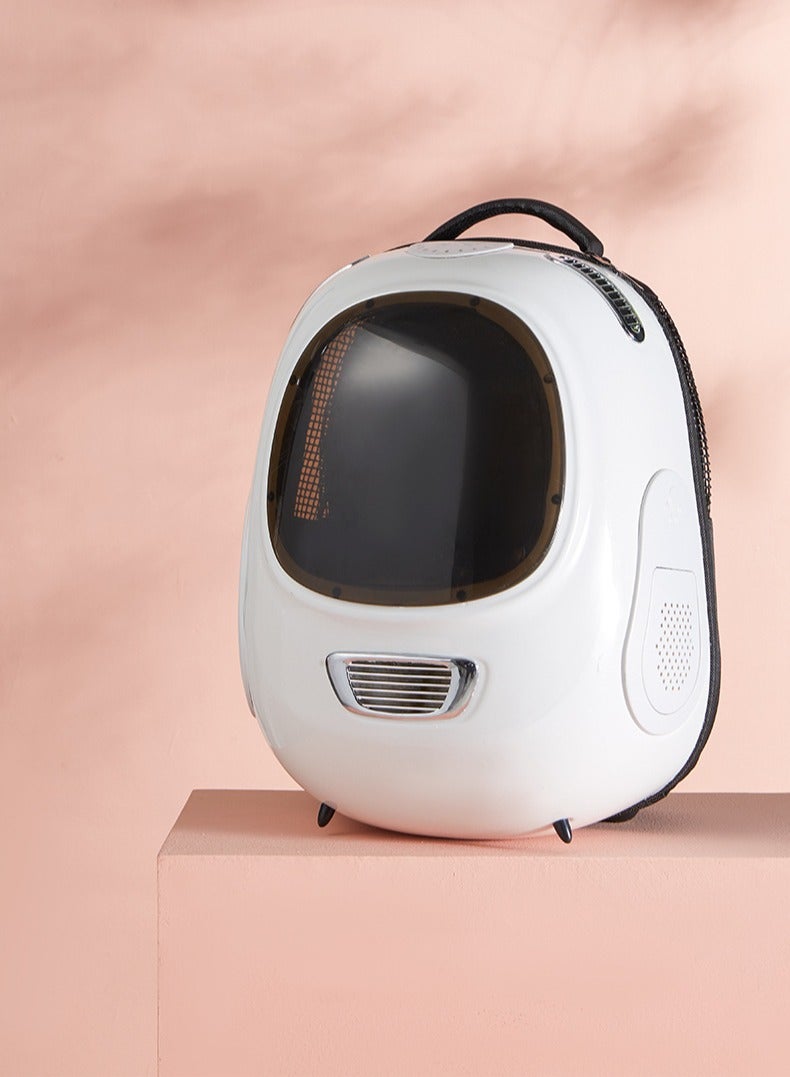 Ventilated Cat Backpack Carrier , Comfortable Cat Dog Backpack Bag for Travel, Hiking, Walking,Lightweight & Spacious Pet Outdoor Backpack for Cats Puppies