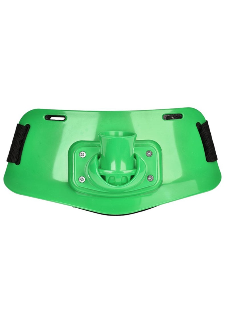 Fishing Rod holder Belt, Adjustable, Stand up, Waist Gimbal Padded For Big Game, Jigging, green