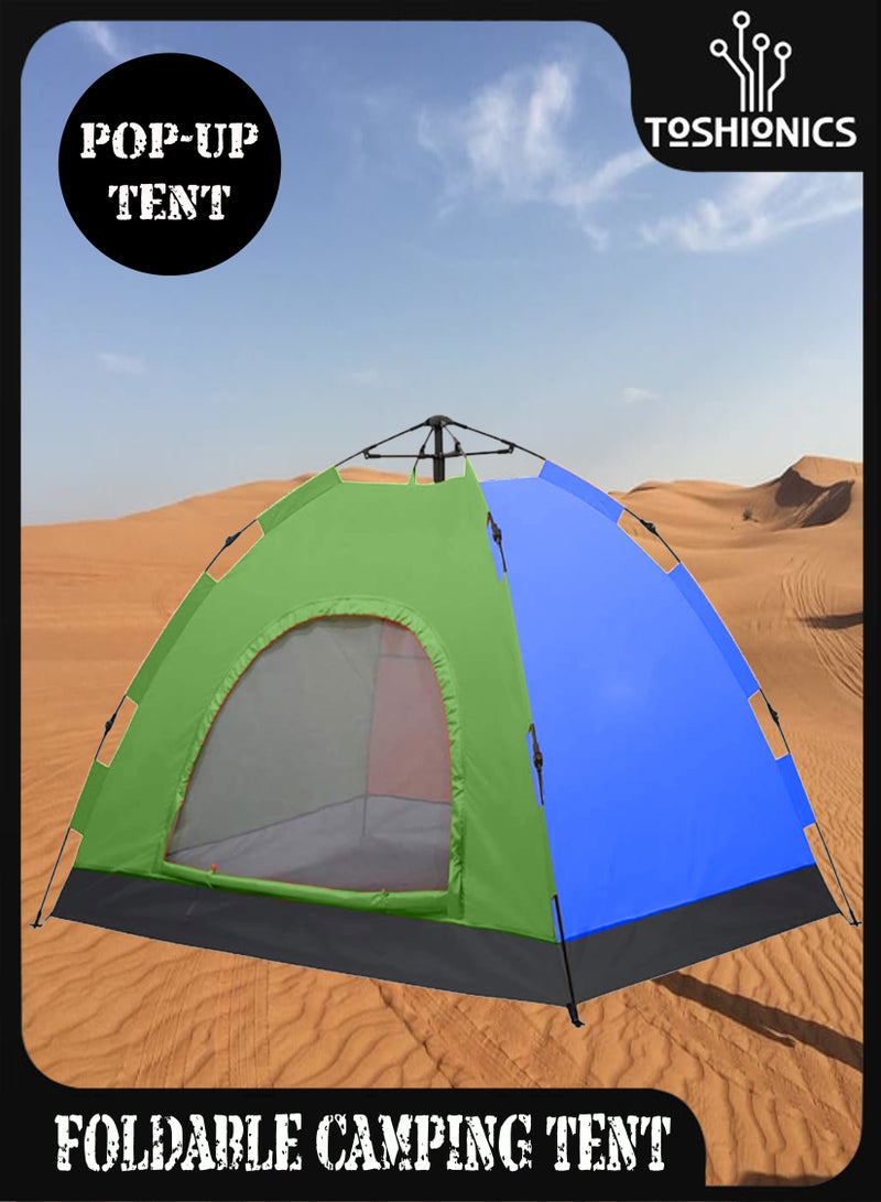 Toshionics multifunctional Automatic camping Tent with easy to carry bag protected from UV rays and enjoy the quick dry material  tear resistant features for your camping outdoor experience