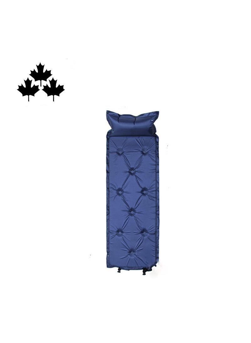 Outdoor Tent Mat Automatic Inflatable Sleeping Mat Moisture-proof Mat with Pillow 183x57x2.5 cm
