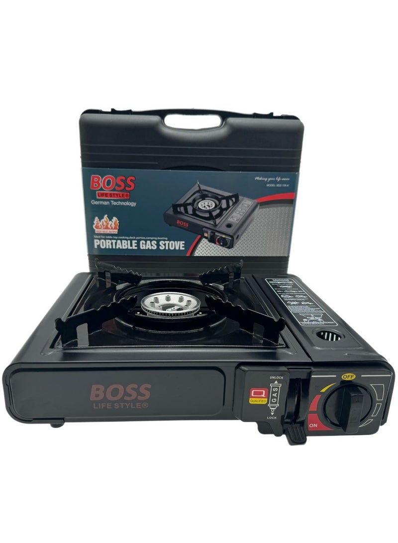 Boss Lifestyle Portable Gas Burner Picnic Stove Camping Stove with Bag for Desert Outing and Adventure