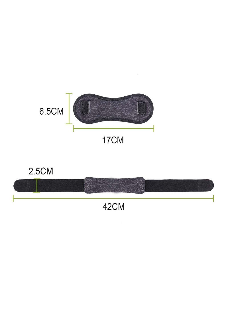 Patella Tendon Knee Strap Pain Relief Support Brace Band with Honeycomb Silicone Anti-skid Pad for Men Women Running Hiking
