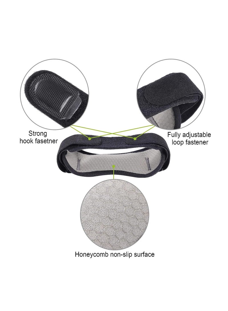 Patella Tendon Knee Strap Pain Relief Support Brace Band with Honeycomb Silicone Anti-skid Pad for Men Women Running Hiking
