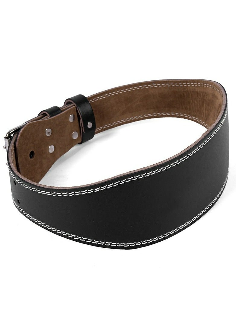 PU leather weight lifting hard pull fitness belt