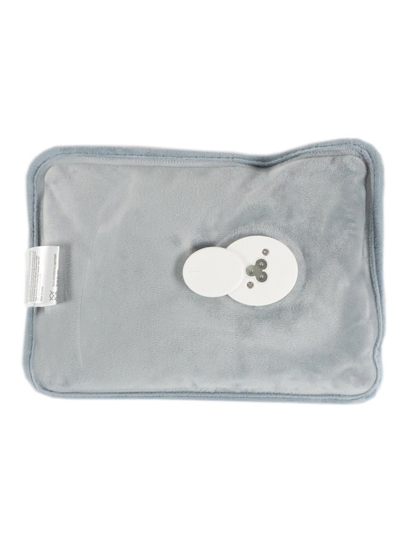 Greeting Cat Electric Hot Water Bottle with Soft Cover Rechargable Hot Water Bag for Pain Relief