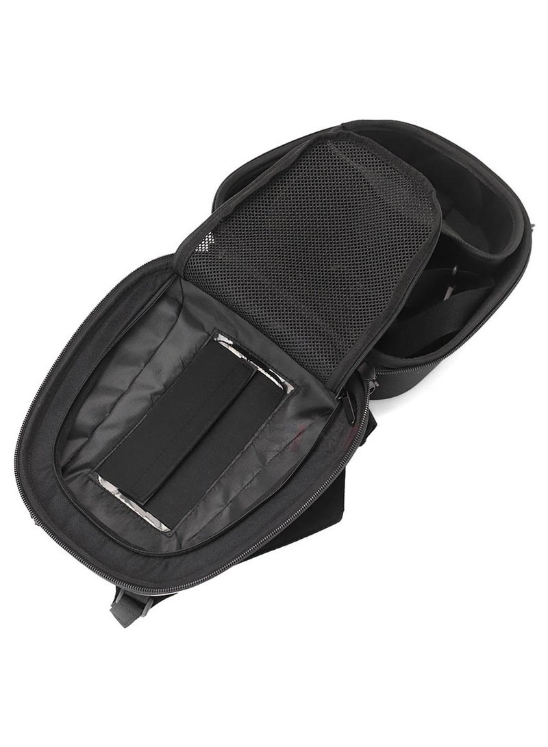 Motorcycle Waterproof Hard-shell Thermoforming Tank Bag Black, 1 PC