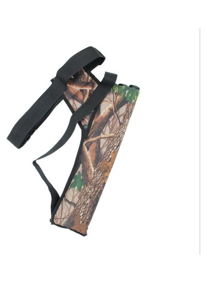 3 Tubes Arrows Quiver Holder Portable Waist Strap Hunting Bag 46x46x46cm