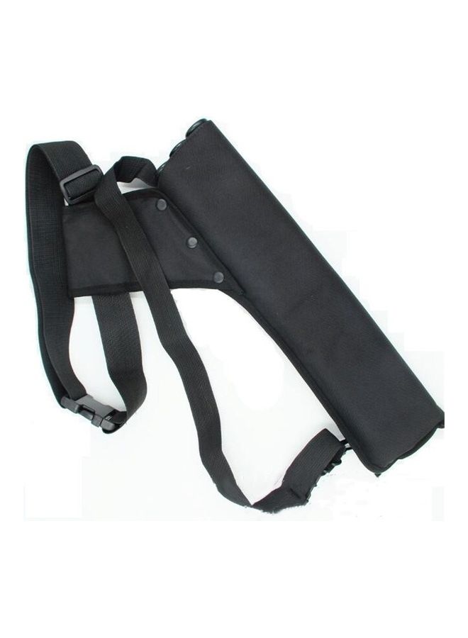 3 Tubes Arrows Quiver Holder Portable Waist Strap Hunting Bag 46x46x46cm