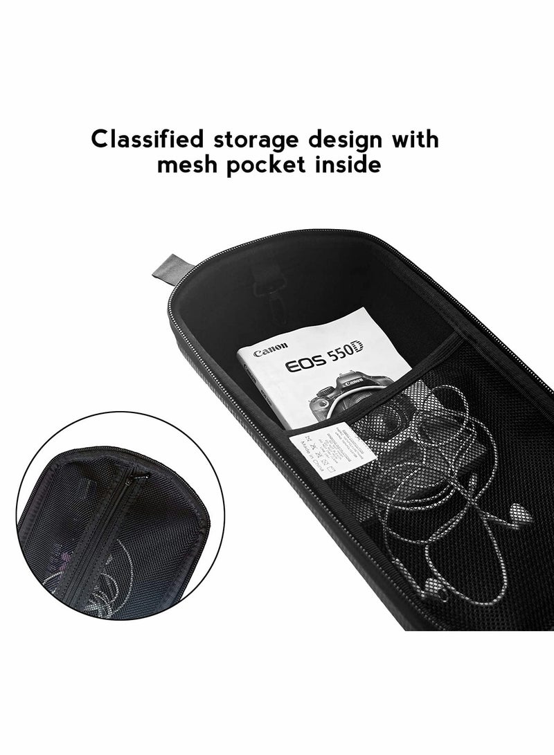 Scooter Storage Bag, Waterproof Hard Shell Scooter Handlebar Bag Storage Bag for Electric Scooter, Self Balancing Scooter and Folding Bike (Black)