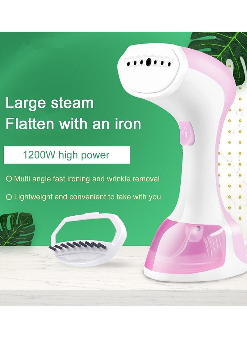 Steamer For Clothes, Portable Handheld Garment Steamer with 1200W 6s Quick Heat, 2 In 1 Clothes Steamer With Smart LCD, Removes Wrinkle for Home and Travel (Blue)