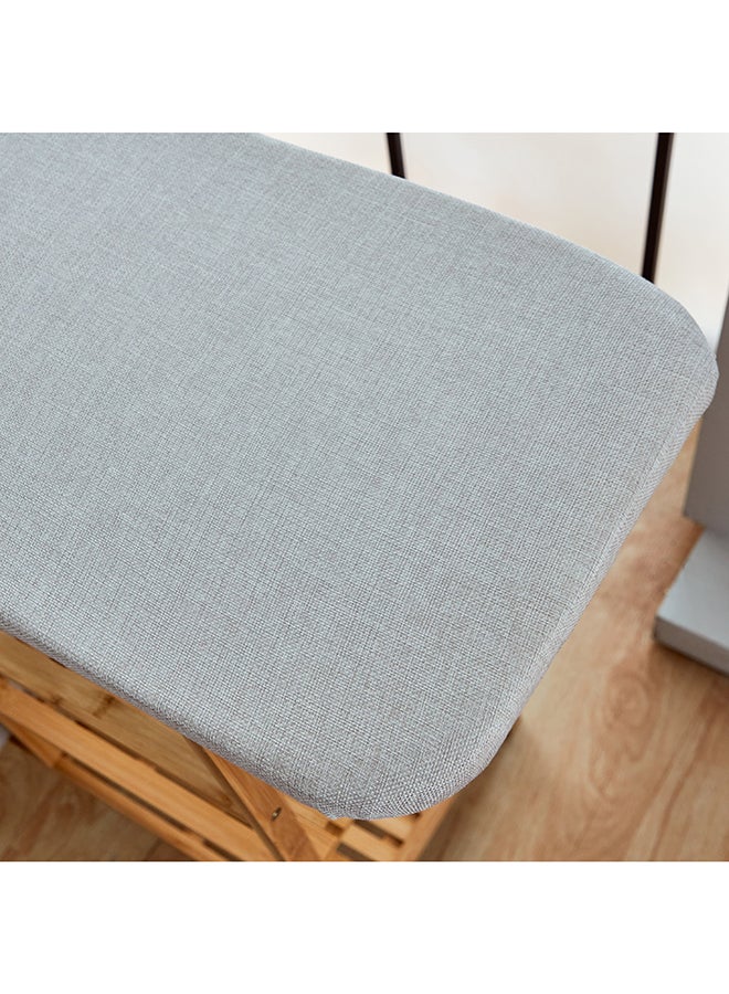 Natura Bamboo Ironing Board with Laundry Bag 111 x 82 x 34 cm