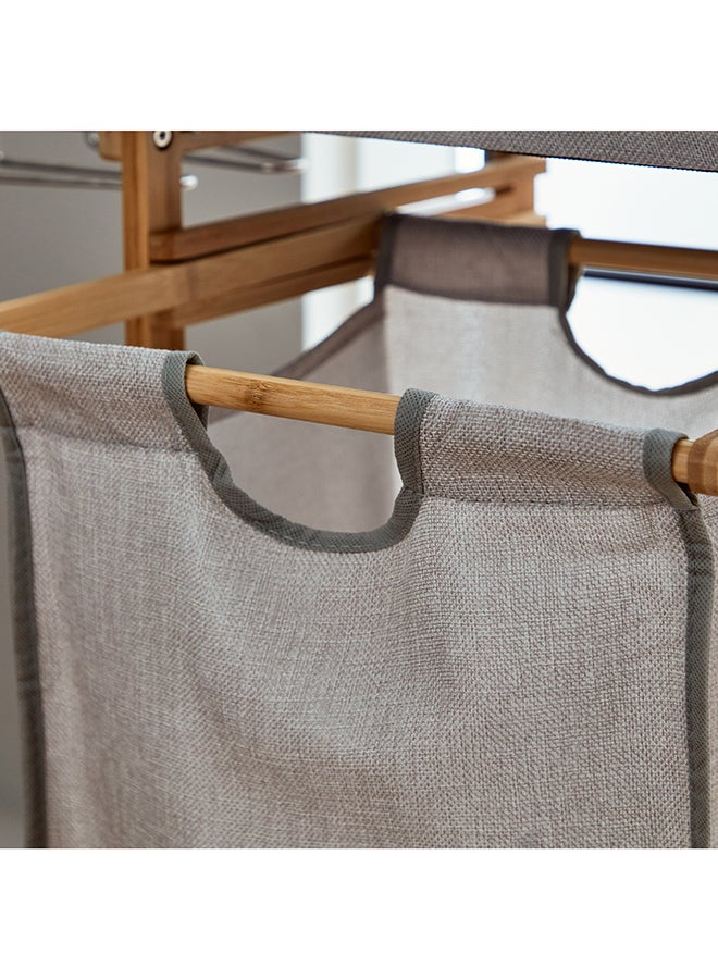 Natura Bamboo Ironing Board with Laundry Bag 111 x 82 x 34 cm