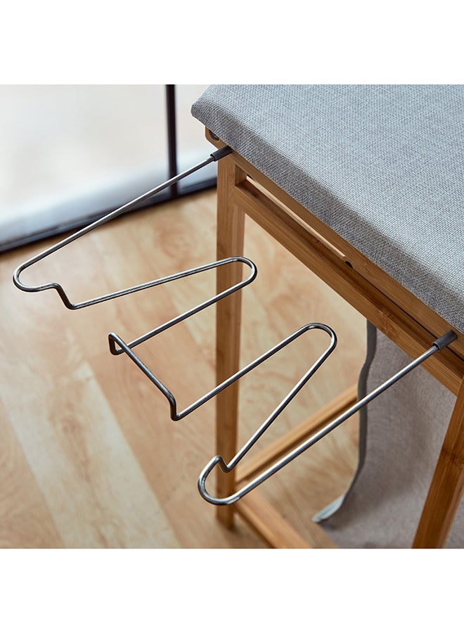 Natura Bamboo Ironing Board with Laundry Bag 111 x 82 x 34 cm