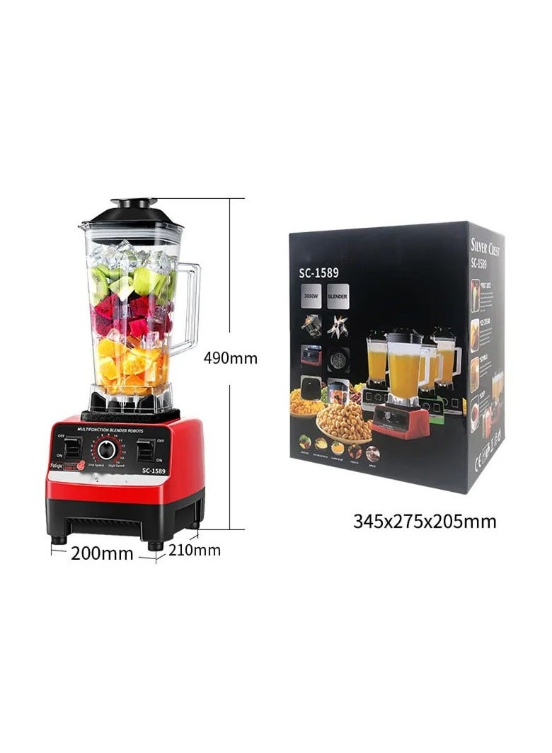 Household Multifuctional 2L Electric Vegetable Orange Coarse Grain Blender And Juicers Extractor Blenders Machine With Cooking