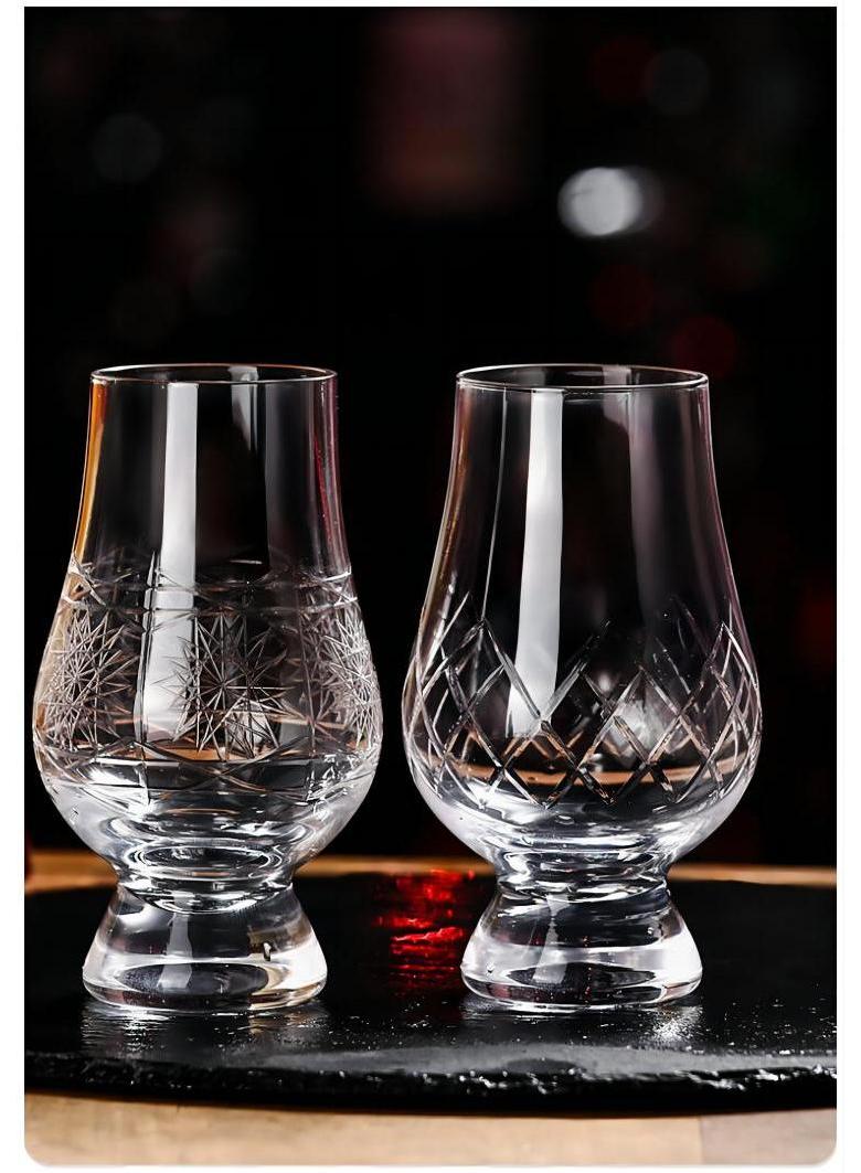 Whisky Glass,Set Of 6 Tulip Tasting Glass Clear