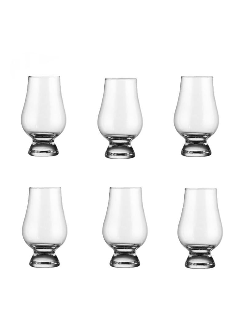 6-Piece Tulip Tasting Glass Clear 200ml