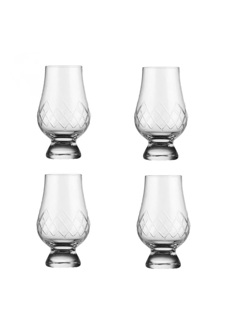 4-Piece Tulip Tasting Glass Clear 200ml