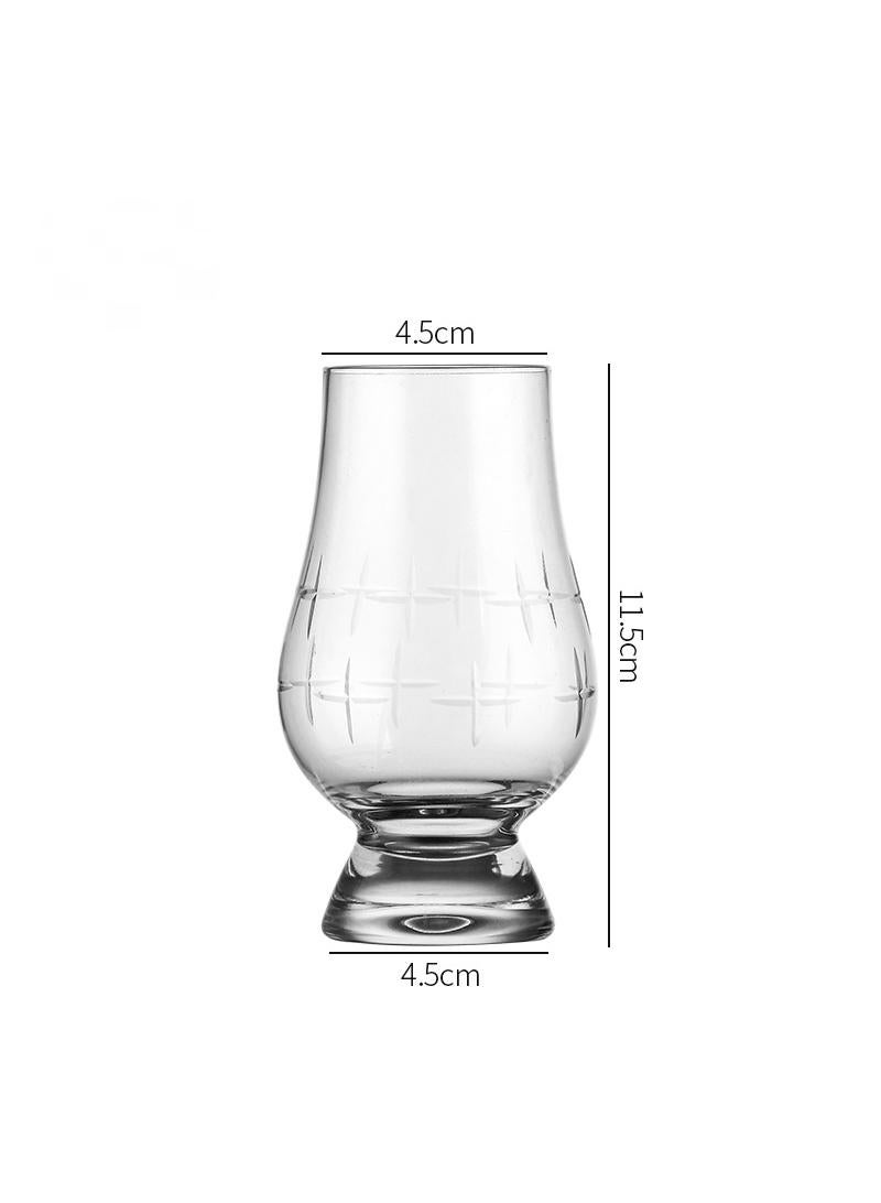 4-Piece Tulip Tasting Glass Clear 200ml