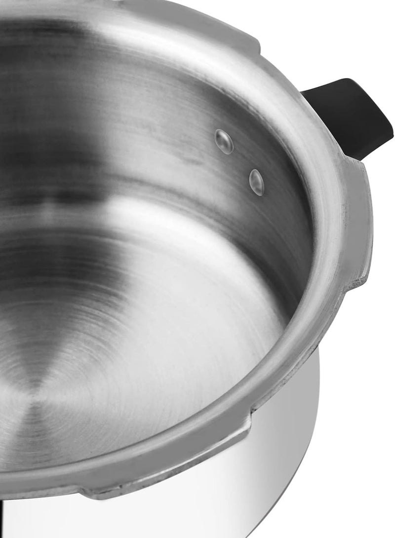 Prestige Popular Pressure Cooker 7.5 Ltr | Aluminium Pressure Cooker With Lid | Precision Weight Valve - Silver