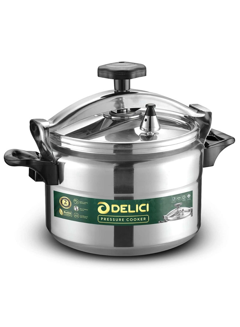 7L Aluminium Pressure Cooker (DPC 7A) - Fast, Efficient, and Safe Cooking with Durable Body, Safety Locking Mechanism, Arabic cooker, Food Cooking Food Preparation Kitchen