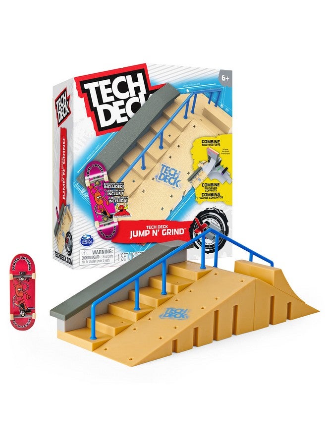 Jump N’ Grind Xconnect Park Creator Customizable And Buildable Ramp Set With Exclusive Fingerboard Kids Toy For Ages 6 And Up