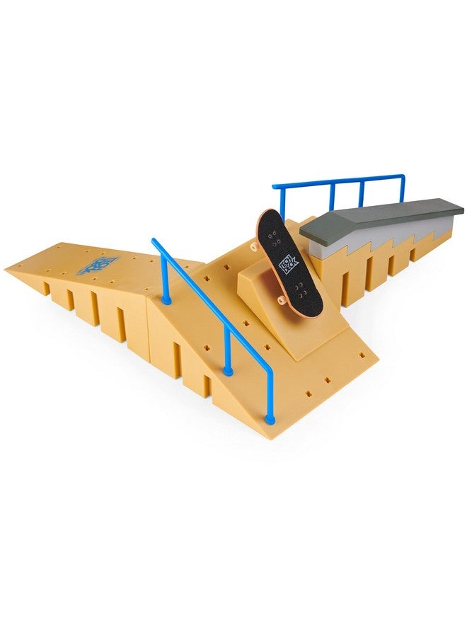 Jump N’ Grind Xconnect Park Creator Customizable And Buildable Ramp Set With Exclusive Fingerboard Kids Toy For Ages 6 And Up