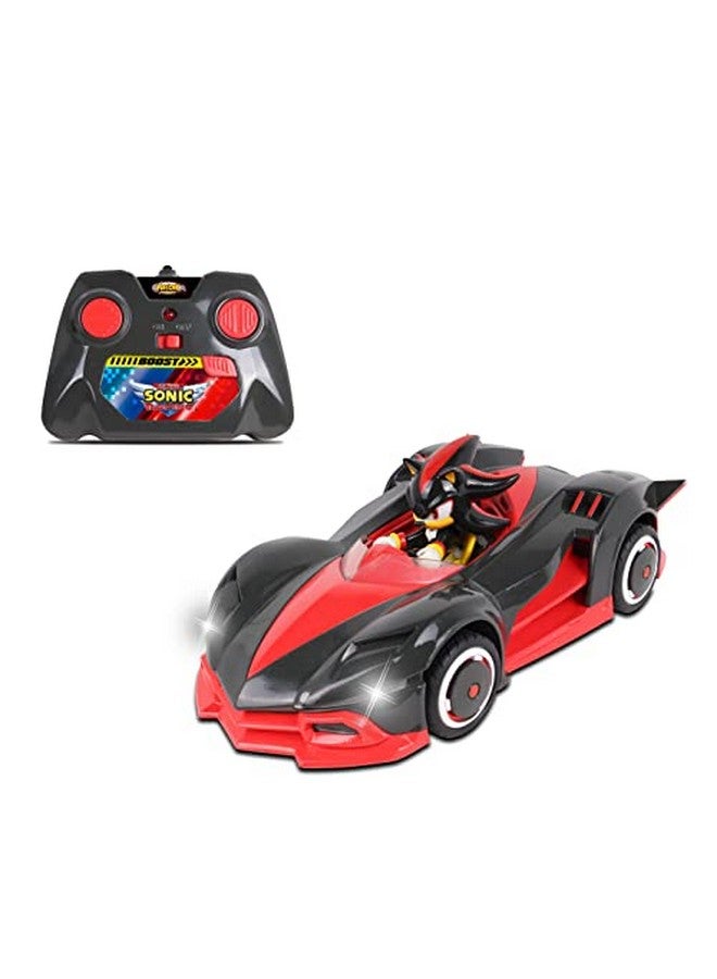 Team Sonic Racing 2.4Ghz Radio Control Toy Car With Turbo Boost Shadow The Hedgehog 602 Red Turbo Boost Feature Features Working Lights For Ages 6 And Up