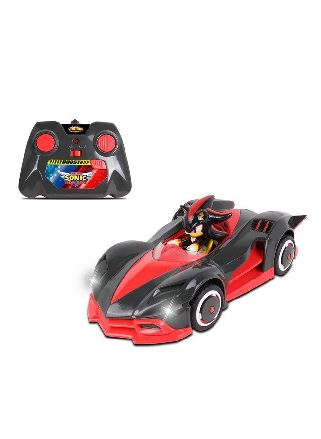 Team Sonic Racing 2.4Ghz Radio Control Toy Car With Turbo Boost Shadow The Hedgehog 602 Red Turbo Boost Feature Features Working Lights For Ages 6 And Up